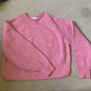 Pink top shop sweater
